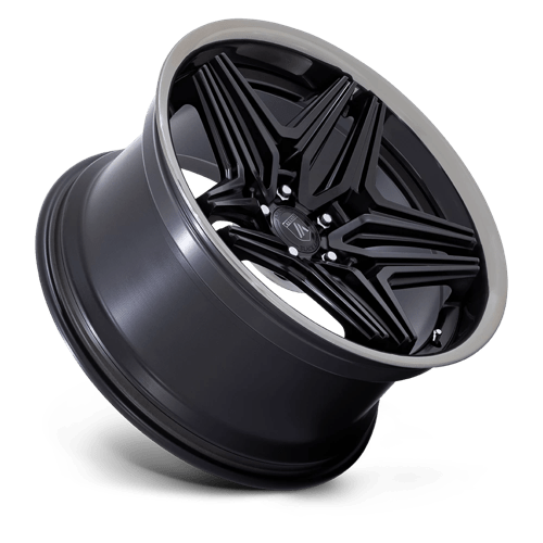 20X9 Asanti Black ABL-46 DUKE 5X115 15MM SATIN BLACK WITH DDT LIP