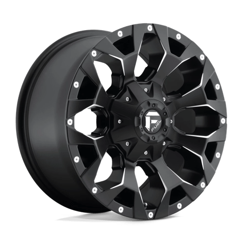 17X8.5 Fuel 1PC D546 ASSAULT 6X135/5.5 25MM MATTE BLACK MILLED