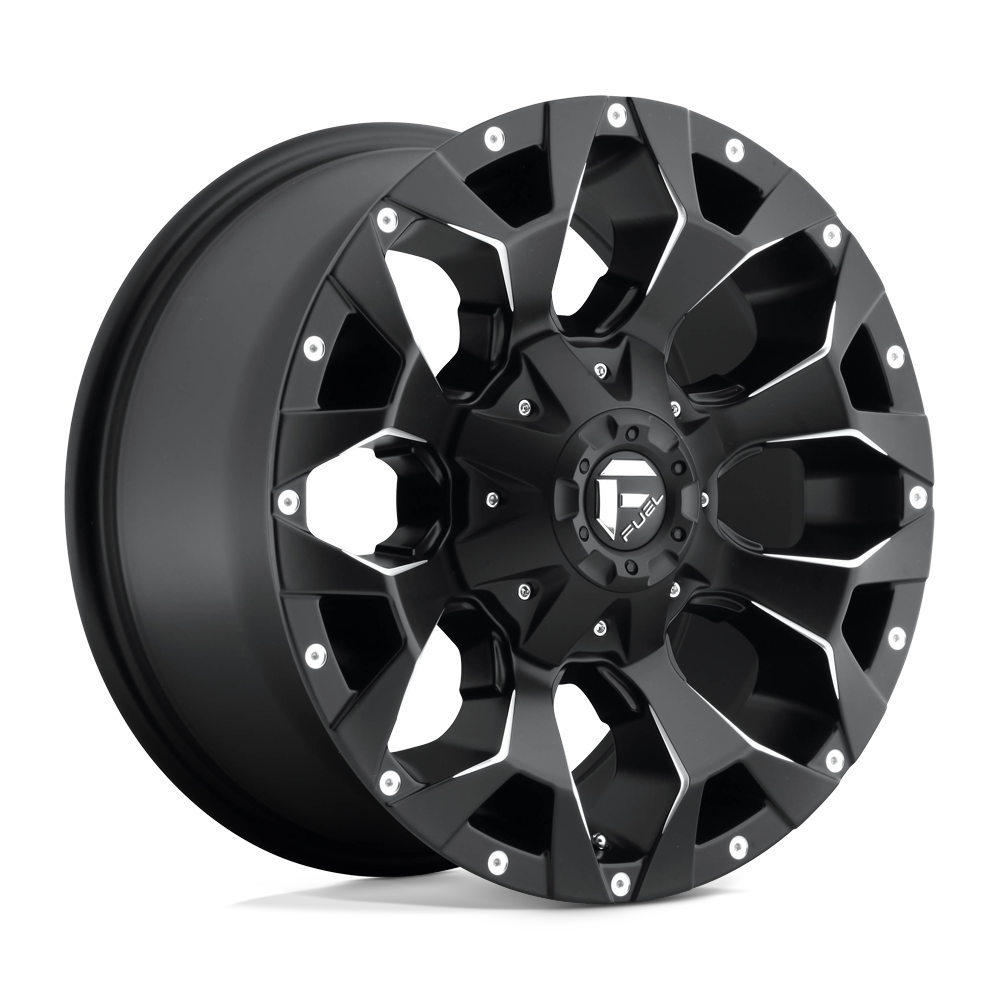 17X8.5 Fuel 1PC D546 ASSAULT 6X135/5.5 25MM MATTE BLACK MILLED