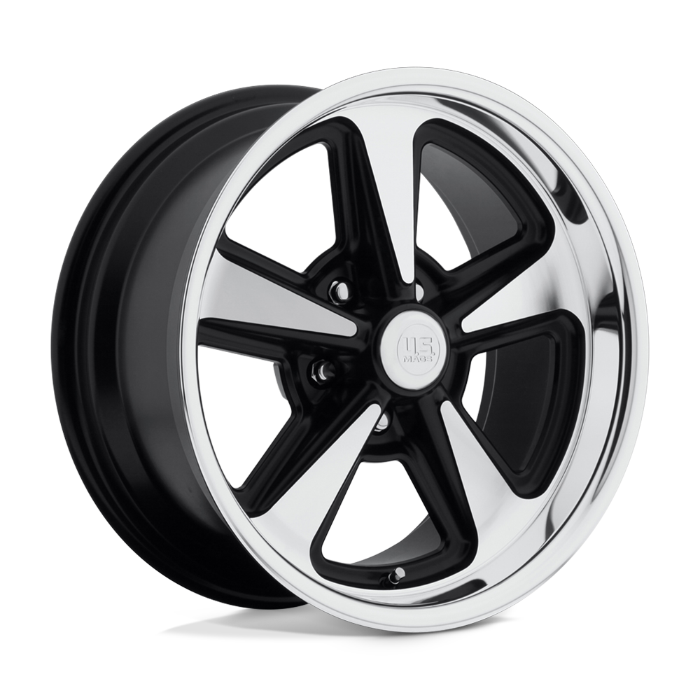 18X9 US Mag 1PC U109 BANDIT 5X4.75 8MM MATTE BLACK MACHINED