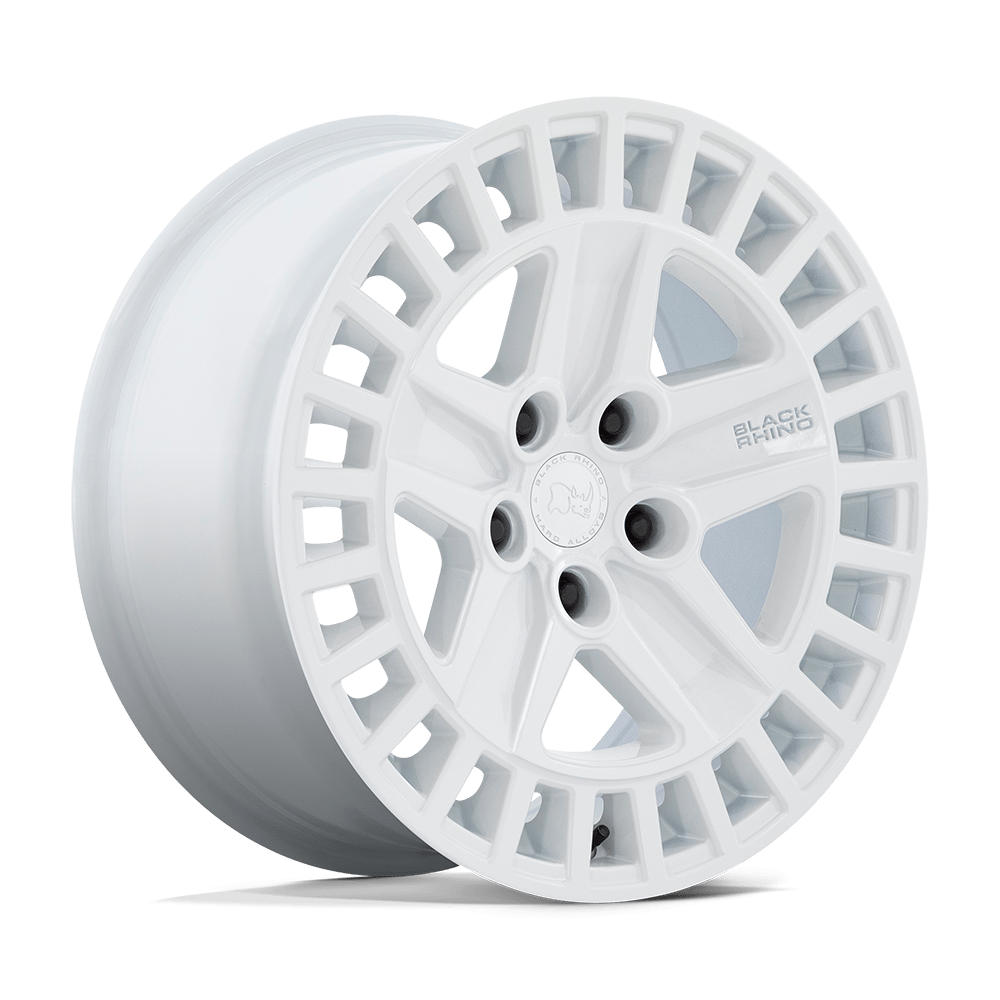 18X8.5 Black Rhino ALSTON 5X4.5 25MM GLOSS WHITE