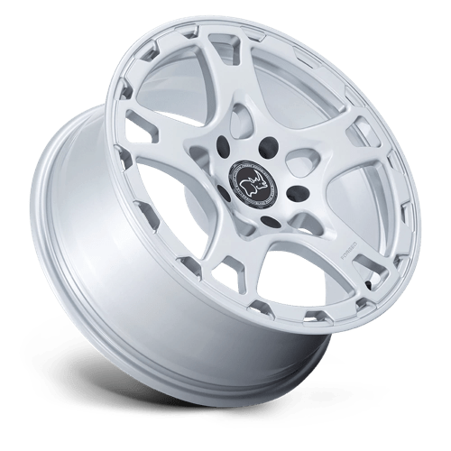 18X8 Black Rhino KLAUE 5X130 20MM MATTE SILVER