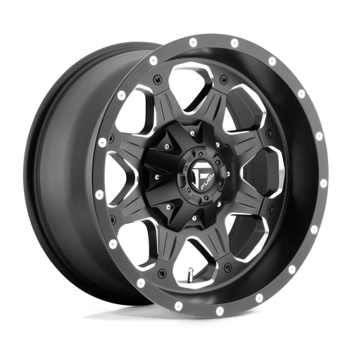 18X9 Fuel 1PC D534 BOOST 5X4.5/5.0 1MM MATTE BLACK MILLED