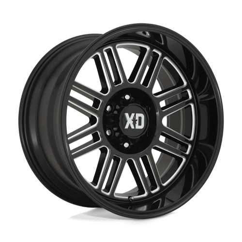 20X10 XD XD850 CAGE 5X5.0 -18MM GLOSS BLACK MILLED