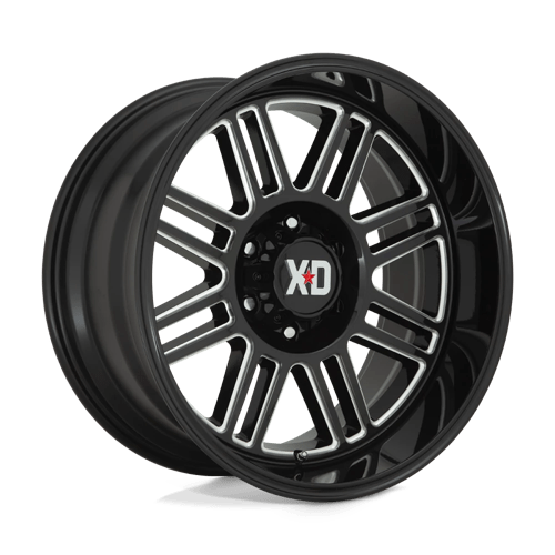 20X10 XD XD850 CAGE 5X5.0 -18MM GLOSS BLACK MILLED