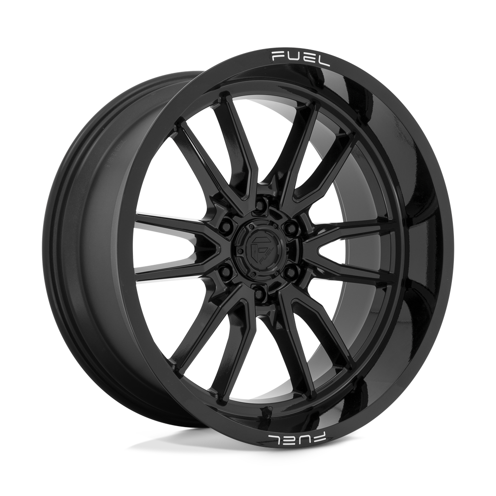 22X10 Fuel 1PC D760 CLASH 6X5.5 -18MM GLOSS BLACK