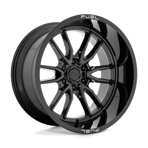 22X12 Fuel 1PC D760 CLASH 6X5.5 -44MM GLOSS BLACK