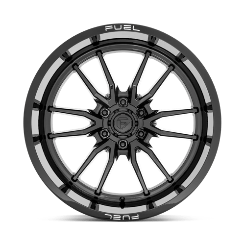 22X12 Fuel 1PC D760 CLASH 6X5.5 -44MM GLOSS BLACK