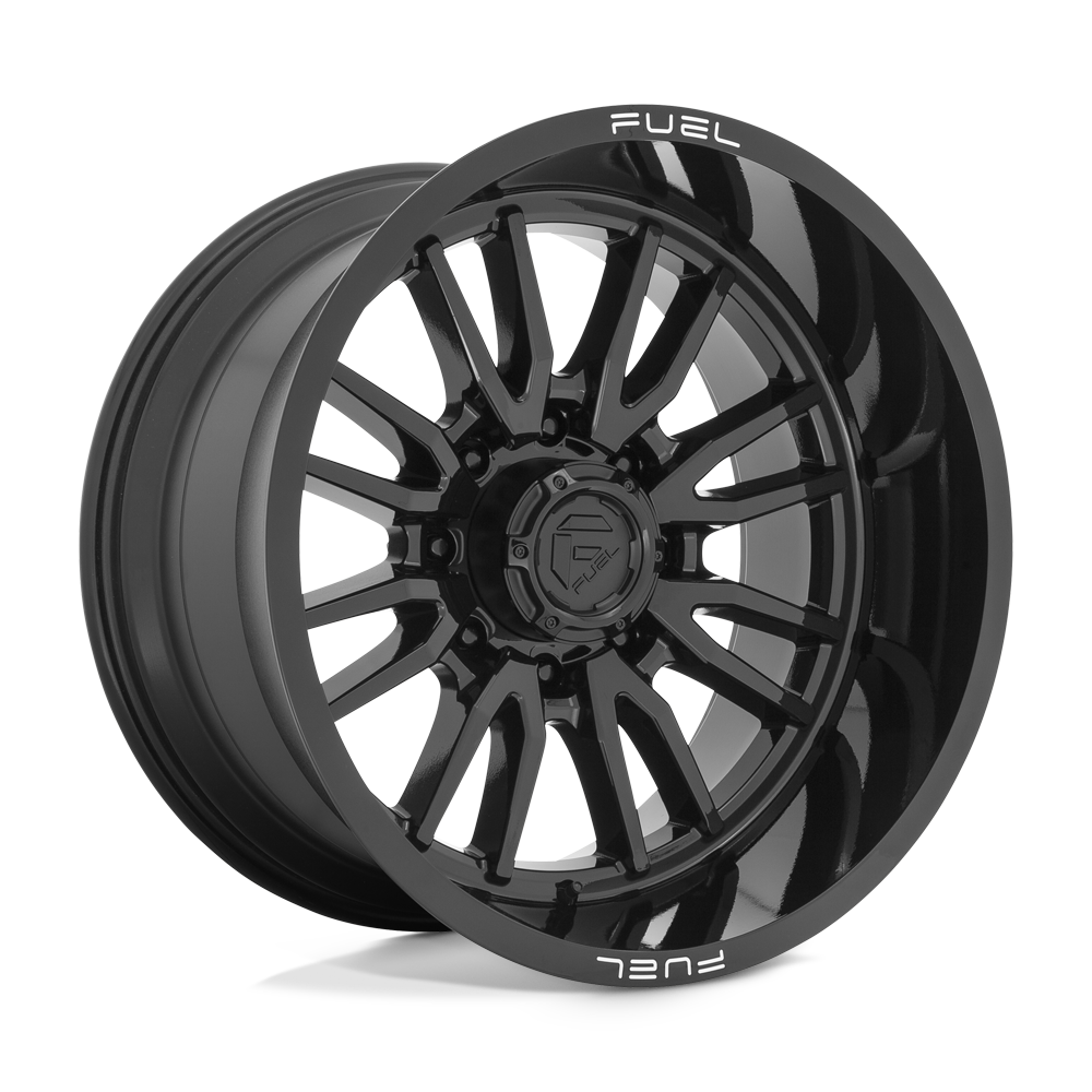 22X12 Fuel 1PC D760 CLASH 8X6.5 -44MM GLOSS BLACK