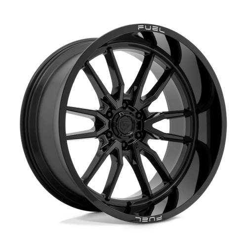 24X12 Fuel 1PC D760 CLASH 6X5.5 -44MM GLOSS BLACK