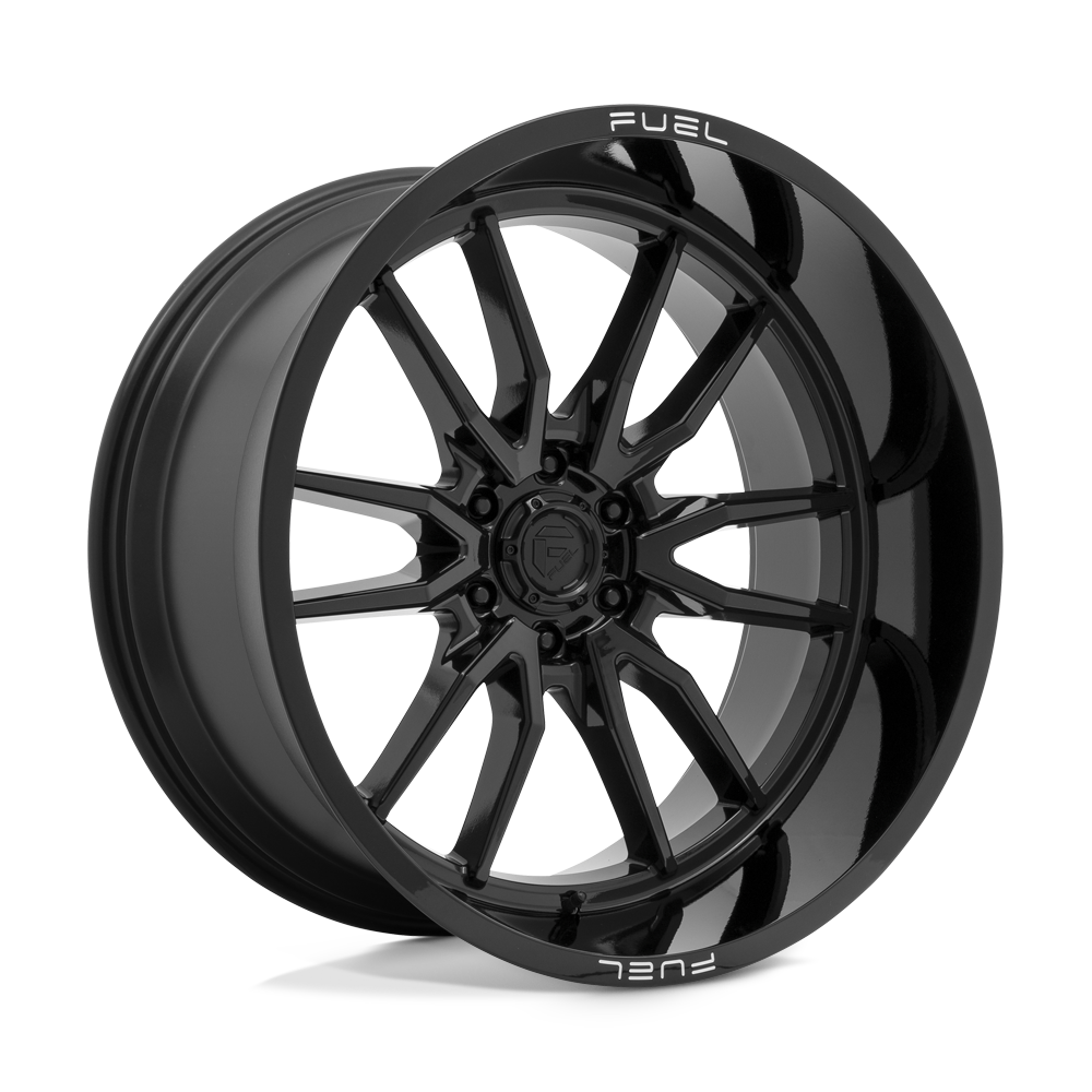 24X12 Fuel 1PC D760 CLASH 6X5.5 -44MM GLOSS BLACK