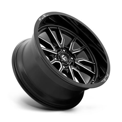 17X9 Fuel 1PC D761 CLASH 6X135 1MM GLOSS BLACK MILLED