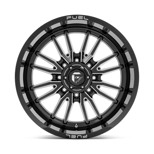 22X12 Fuel 1PC D761 CLASH 8X6.5 -44MM GLOSS BLACK MILLED