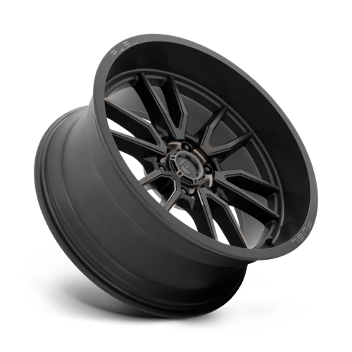 22X10 Fuel 1PC D762 CLASH 6X5.5 -18MM MATTE BLACK DOUBLE DARK TINT