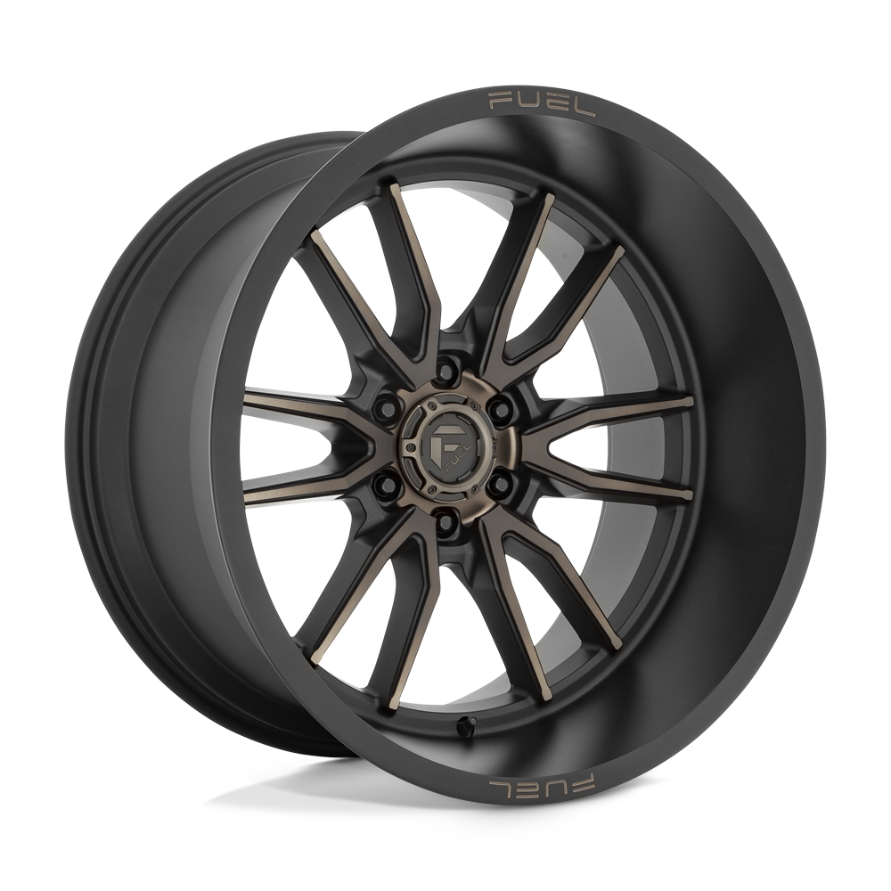 22X12 Fuel 1PC D762 CLASH 6X135 -44MM MATTE BLACK DOUBLE DARK TINT