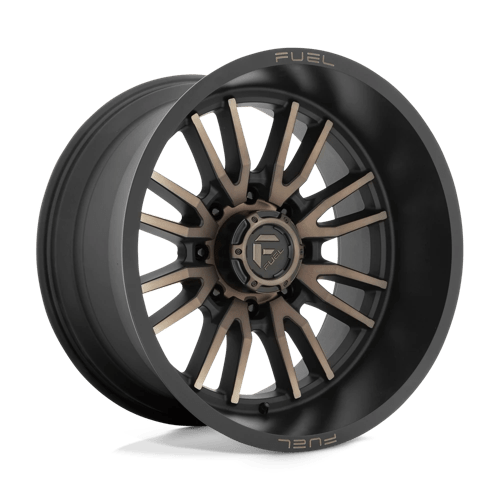 22X12 Fuel 1PC D762 CLASH 8X6.5 -44MM MATTE BLACK DOUBLE DARK TINT