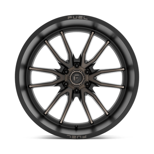 24X12 Fuel 1PC D762 CLASH 6X5.5 -44MM MATTE BLACK DOUBLE DARK TINT