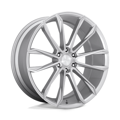 24X10 DUB 1PC S248 CLOUT 6X135 30MM GLOSS SILVER BRUSHED