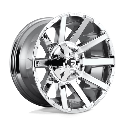 20X10 Fuel 1PC D614 CONTRA 8X6.5 -18MM CHROME PLATED