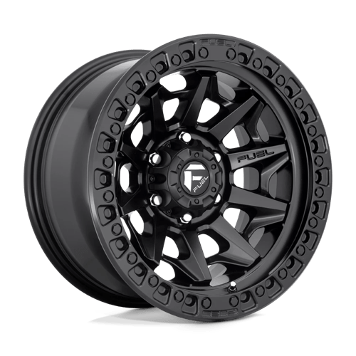 17X9 Fuel 1PC D694 COVERT 6X5.5 -12MM MATTE BLACK