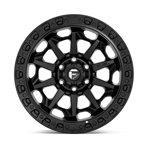 18X9 Fuel 1PC D694 COVERT 8X170 1MM MATTE BLACK