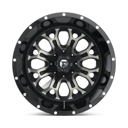 17X9 Fuel 1PC D561 CRUSH 5X5.5/150 1MM GLOSS MACHINED DOUBLE DARK TINT