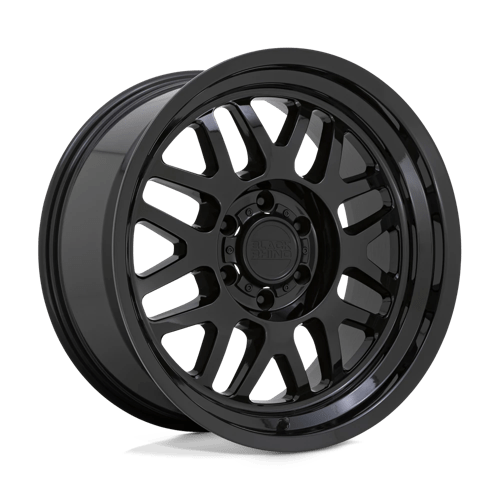 18X9.5 Black Rhino DELTA 6X5.5 -18MM GLOSS BLACK