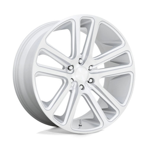 26X10 DUB 1PC S257 FLEX 5X5.5 25MM GLOSS SILVER BRUSHED FACE