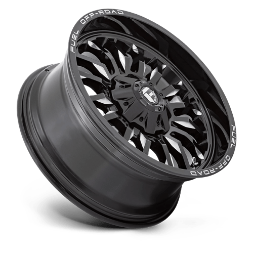 22X12 Fuel 1PC D795 ARC 6X135/5.5 -44MM GLOSS BLACK MILLED