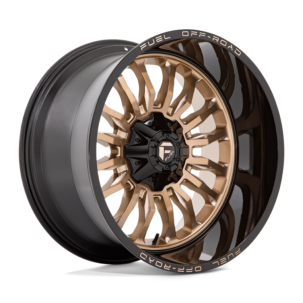 22X12 Fuel 1PC D797 ARC 5X4.5/5.0 -44MM PLATINUM BRONZE WITH BLACK LIP