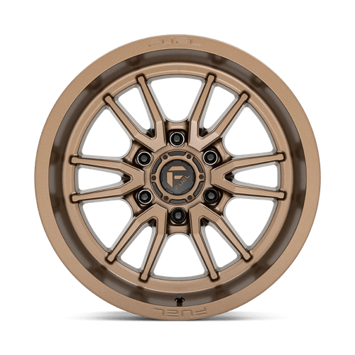 18X9 Fuel 1PC D788 CLASH 6X5.5 -12MM BRONZE