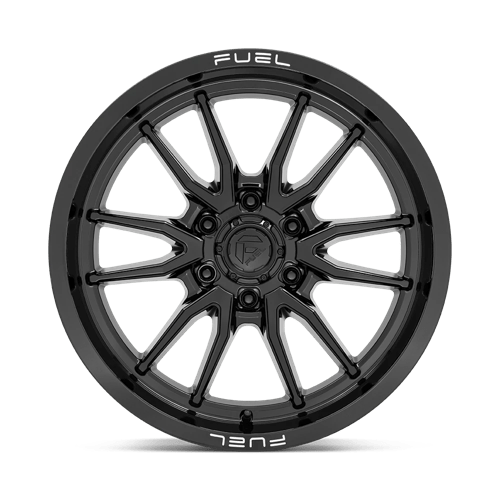 20X9 Fuel 1PC D760 CLASH 6X135 1MM GLOSS BLACK