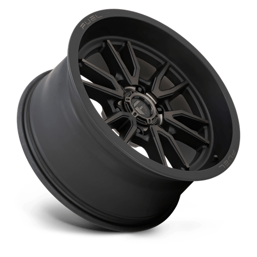 18X9 Fuel 1PC D762 CLASH 6X120 1MM MATTE BLACK DOUBLE DARK TINT