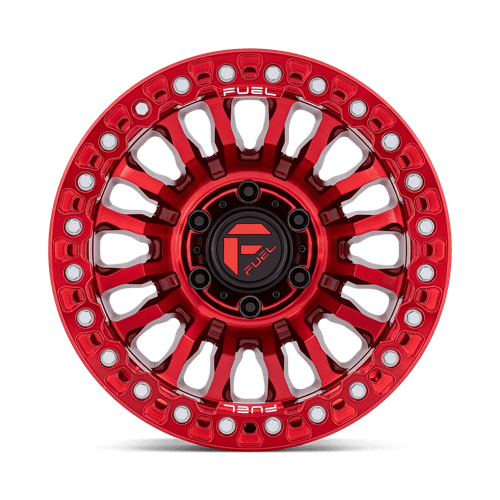 17X9 Fuel 1PC FC125 RINCON BEADLOCK 5X5.0 -38MM CANDY RED