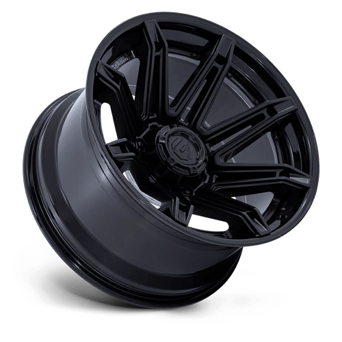 20X10 Fuel 1PC FC401 BRAWL 8X170 -18MM MATTE BLACK WITH GLOSS BLACK LIP