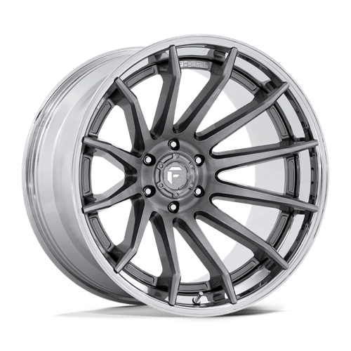 22X10 Fuel 1PC FC403 BURN 6X135 -18MM PLATINUM WITH CHROME LIP