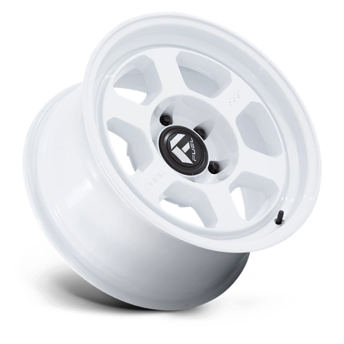 17X8.5 Fuel 1PC FC860 HYPE 5X150 10MM GLOSS WHITE