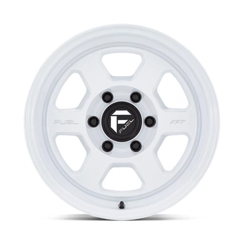 17X8.5 Fuel 1PC FC860 HYPE 5X150 10MM GLOSS WHITE