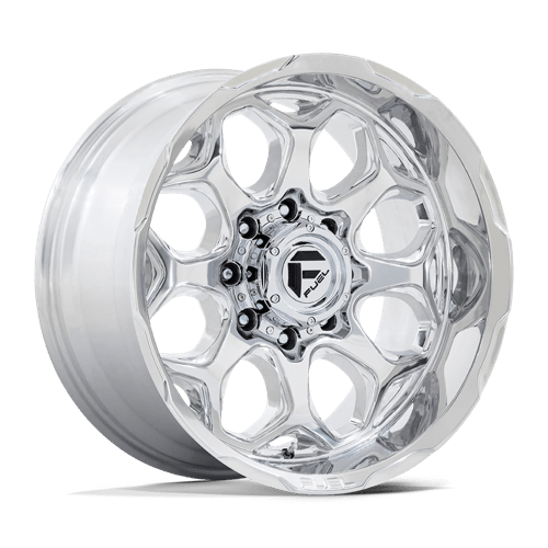 22X10 Fuel 1PC FC862 SCEPTER 6X135 -18MM POLISHED MILLED