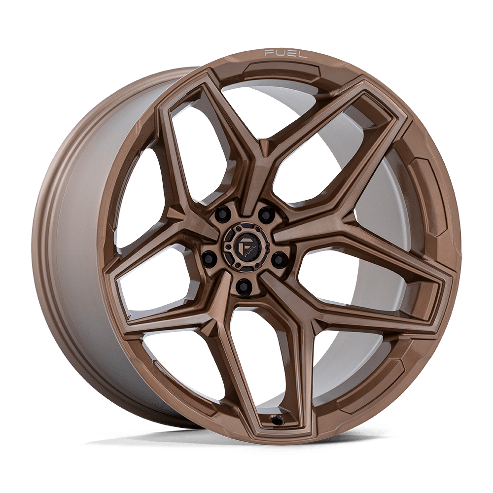 17X9 Fuel 1PC FLUX 5X5.0 -12MM PLATINUM BRONZE