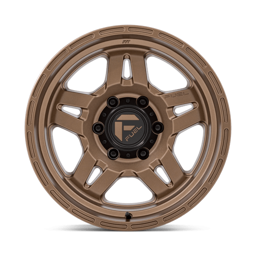 17X8.5 Fuel 1PC D800 OXIDE 5X5.0 1MM MATTE BRONZE