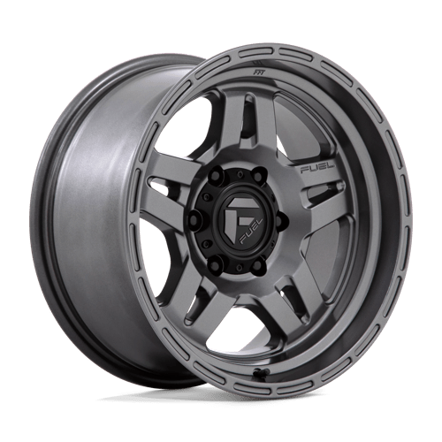 18X9 Fuel 1PC D801 OXIDE 6X5.5 -12MM MATTE GUNMETAL