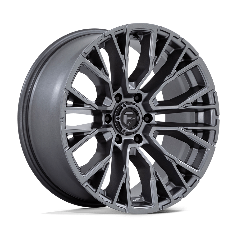 20X9 Fuel 1PC D848 REBAR 6X5.5 1MM MATTE GUNMETAL