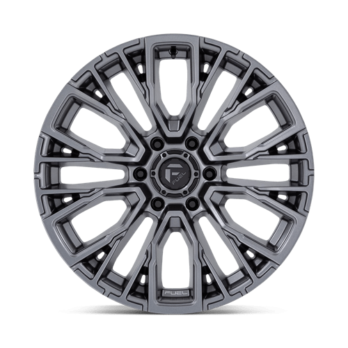 20X9 Fuel 1PC D848 REBAR 6X5.5 1MM MATTE GUNMETAL