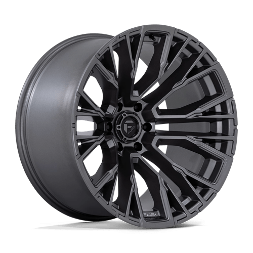 22X12 Fuel 1PC D848 REBAR 6X5.5 -44MM MATTE GUNMETAL