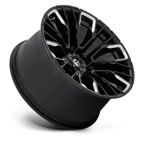 17X9 Fuel 1PC D849 REBAR 6X120 1MM GLOSS BLACK MILLED