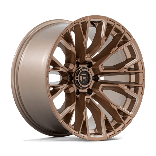 17X9 Fuel 1PC D850 REBAR 6X4.5 1MM PLATINUM BRONZE MILLED