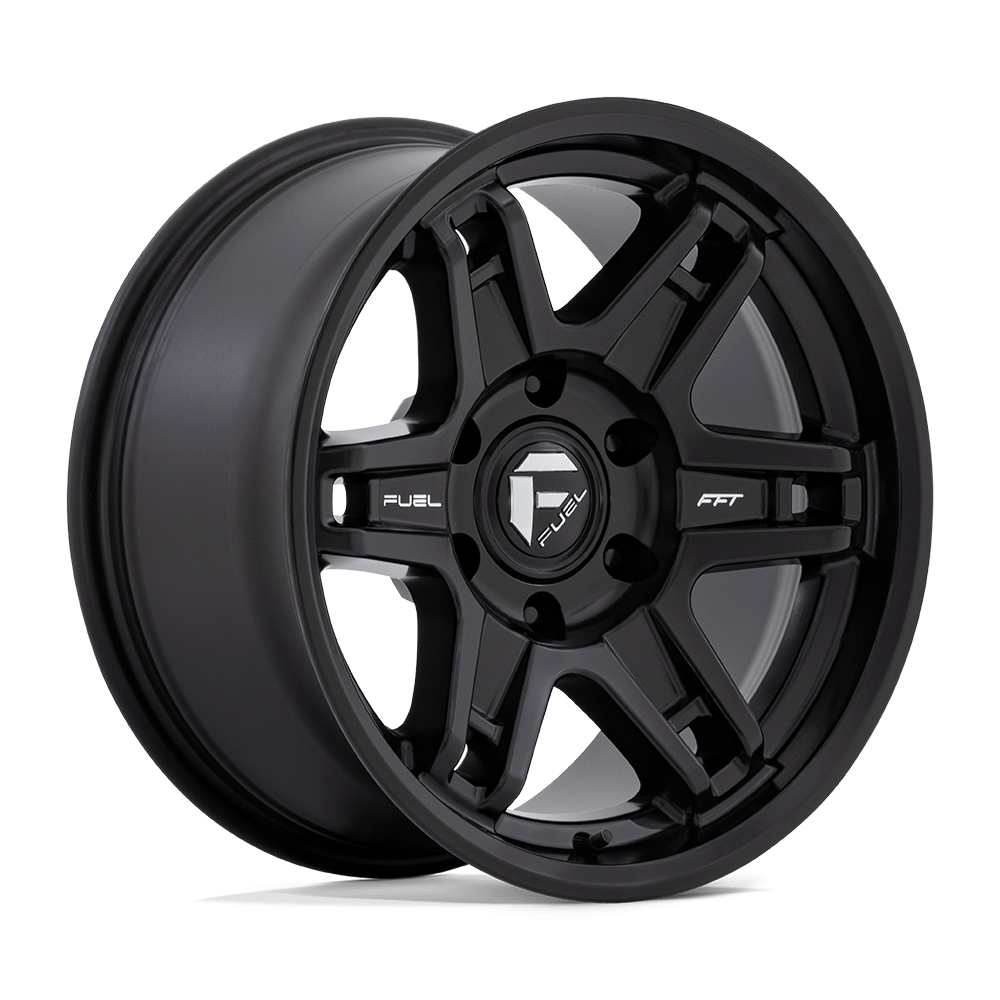 17X8.5 Fuel 1PC D836 SLAYER 6X5.5 1MM MATTE BLACK