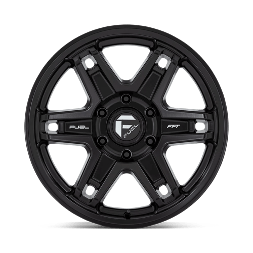 18X8.5 Fuel 1PC D836 SLAYER 6X5.5 1MM MATTE BLACK