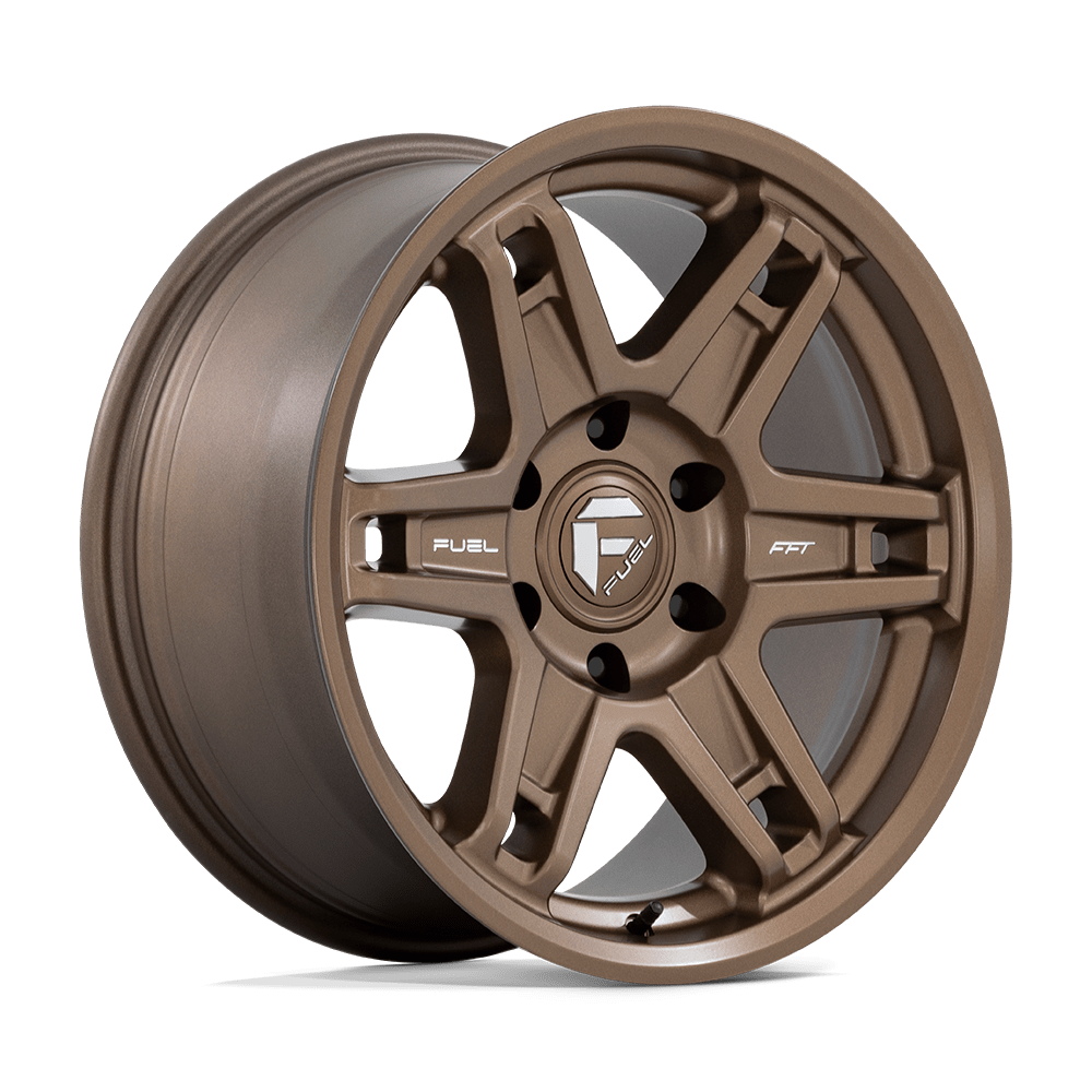 18X8.5 Fuel 1PC D837 SLAYER 6X5.5 1MM MATTE BRONZE